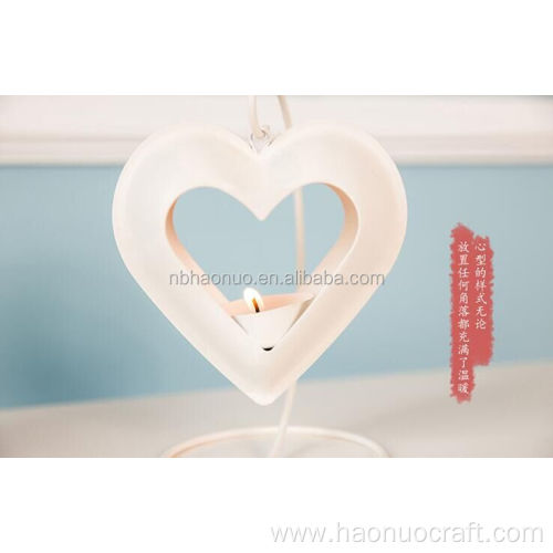 Linterna vintage única en forma de corazón para sala de descanso